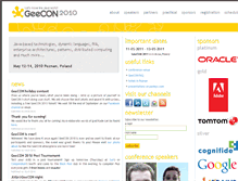 Tablet Screenshot of 2010.geecon.org